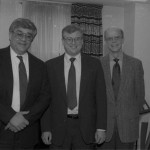 With Bill Wood and Engberg, 1992.