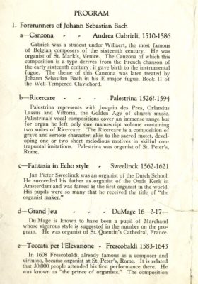 1923 February 26 Joseph Bonnet page 2 1923 February 26 Joseph Bonnet page 2