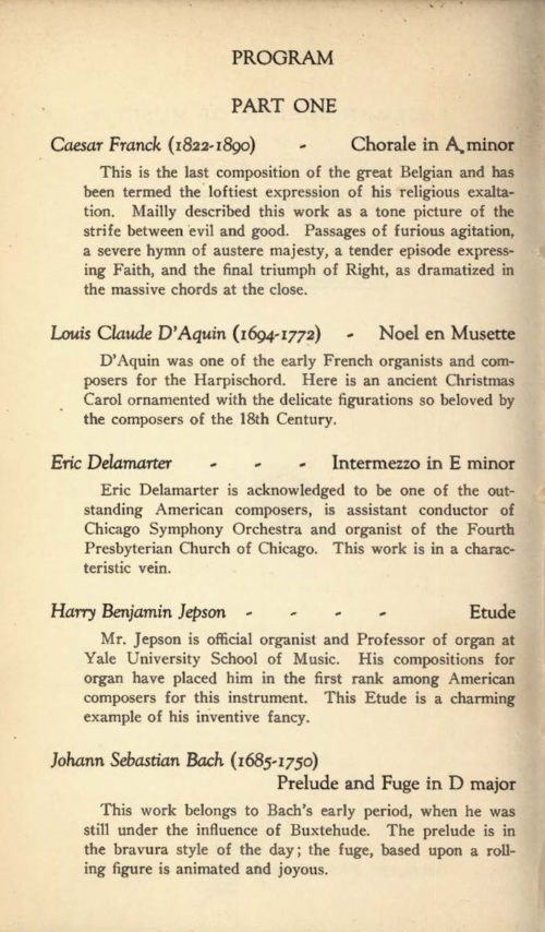 1924 December 5 Marcel Dupre Organ_Page_2 1924 December 5 Marcel Dupre Organ_Page_2