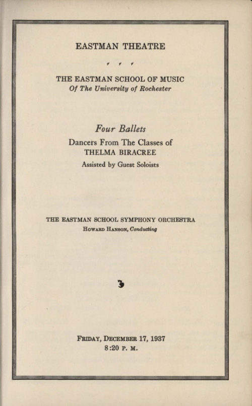 1937 December 17 Four Ballets_Page_1 1937 December 17 Four Ballets_Page_1
