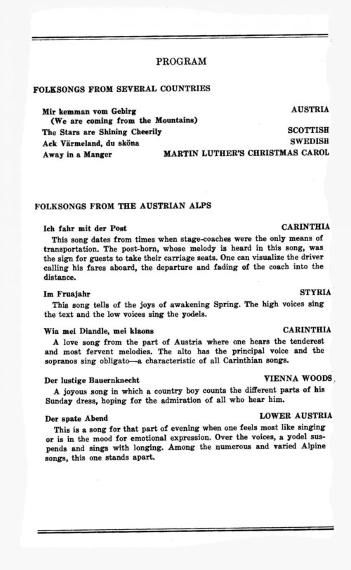 1939 November 7 von Trapp Family Choir_Page_4 1939 November 7 von Trapp Family Choir_Page_4