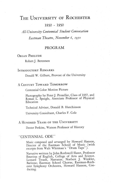 1950 November 6 UR Centennial Ode by Howard Hanson_Page_5 1950 November 6 UR Centennial Ode by Howard Hanson_Page_5