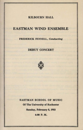 1953 February 8 EWE debut concert page 1 1953 February 8 EWE debut concert page 1