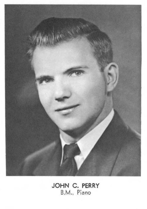 1956 SCORE yearbook photo of John C. Perry