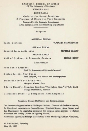 1957 May 18 Sonorama
