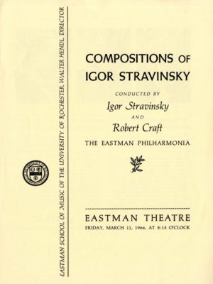 1966 March 11 Music of Stravinsky page 1