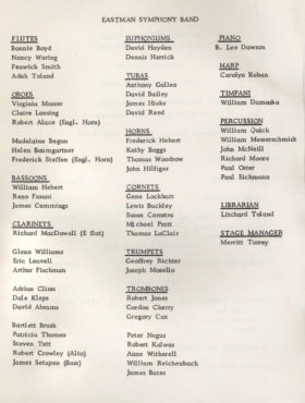 1968 March 6 Eastman Symphony band.2