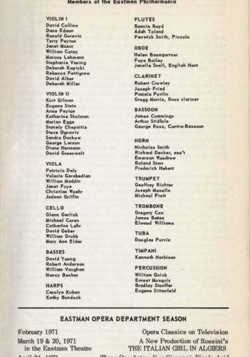 1970 December 17-18 opera Die Schweigsame Frau page 2 opera Die Schweigsame Frau page 2