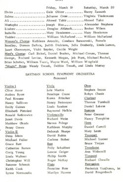 printed program