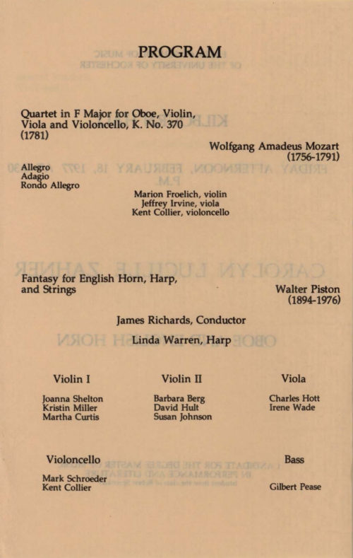 1977 February 18 Carolyn Lucille Zahner Oboe Concert_Page_2