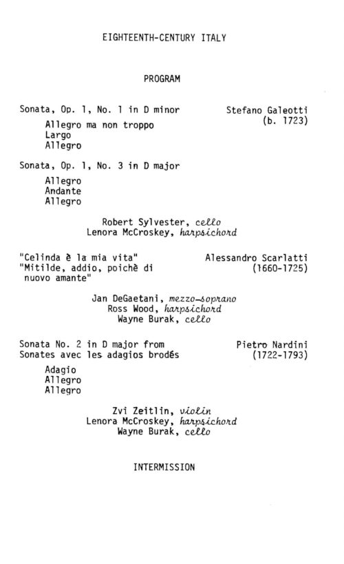 1978 September 28 Sibley Music- Eighteenth-Century Italy_Page_3 Eighteenth Century Italy Concert program Page 3