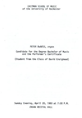 1980 April 20 Peter DuBois page 1 1980 April 20 Peter DuBois page 1