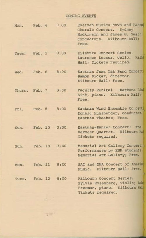 1980 February 3 Schumann Recital with Robert Spillman page 6 1980 February 3 Schumann Recital with Robert Spillman page 6