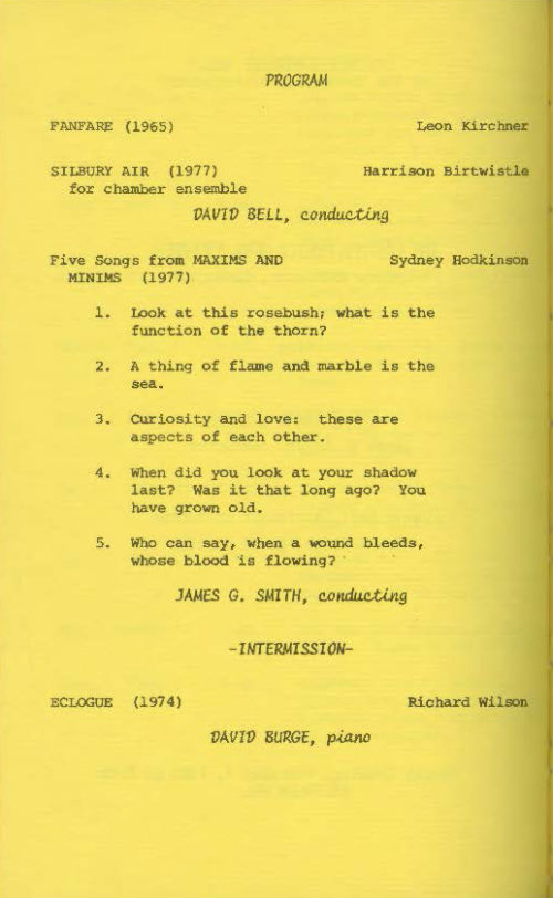 1980 February 4 Music Nova with Chorale_Page_2 1980 February 4 Music Nova with Chorale_Page_2