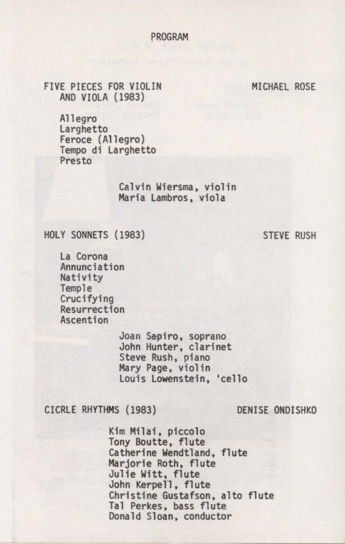 1983 December 15 Composer's Forum_Page_2 1983 December 15 Composer's Forum_Page_2