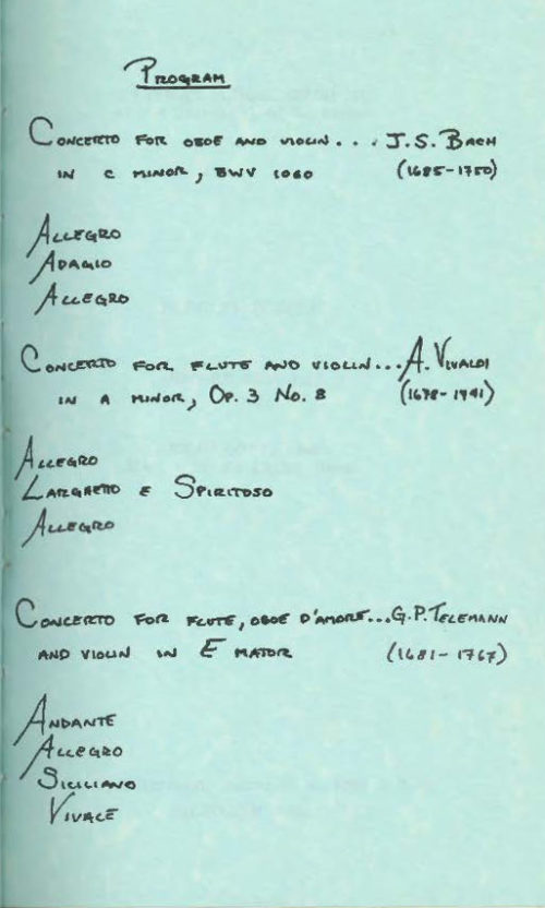1983 February 5 Baroque Concerto Concert page 3 1983 February 5 Baroque Concerto Concert page 3