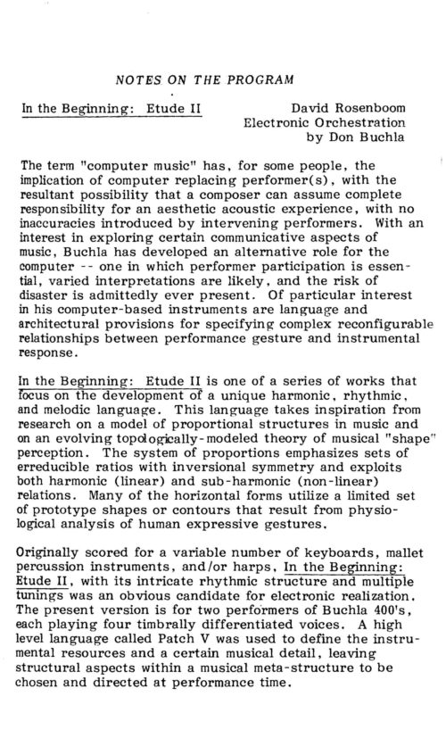 1983 October 8 Computer Music Conference Concert II_Page_03 Computer Music Conference Concert II Page 03