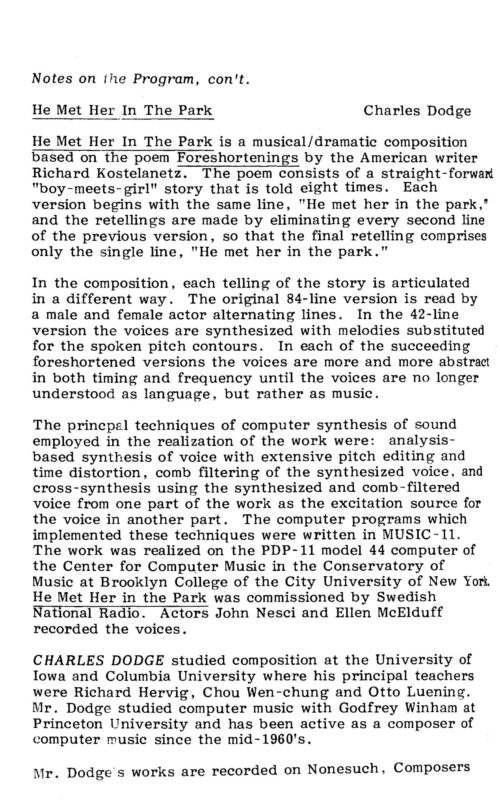 1983 October 8 Computer Music Conference Concert II_Page_08 Computer Music Conference Concert II Page 08
