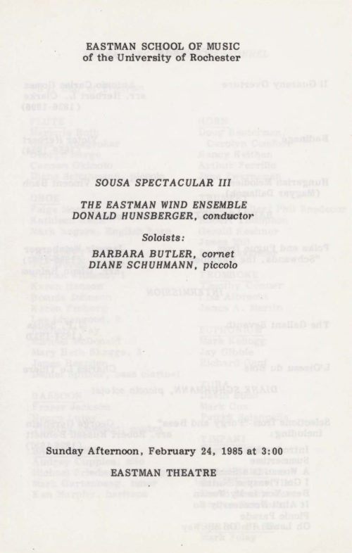 1985 February 24 Sousa Spectacular II_Page_1