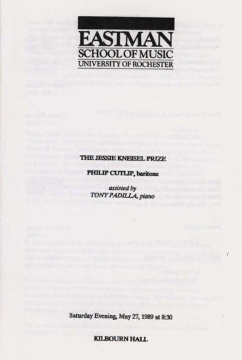 1989 May 27 Kneisel Prize Philip Cutlip page 1