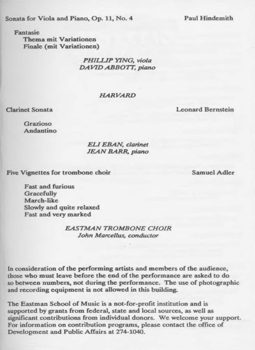 1990 February 1 Harvard Yale Princeton Concert_Page_3 1990 February 1 Harvard Yale Princeton Concert_Page_3