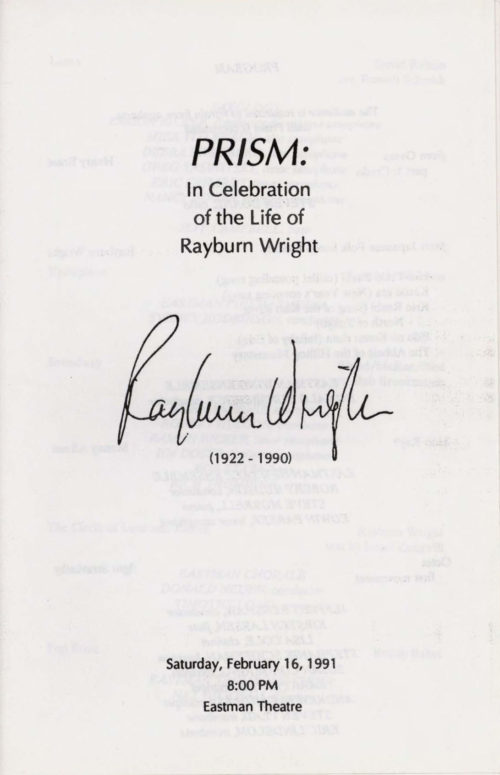 1991 February 16 Rayburn Wright PRISM Celebration_Page_1