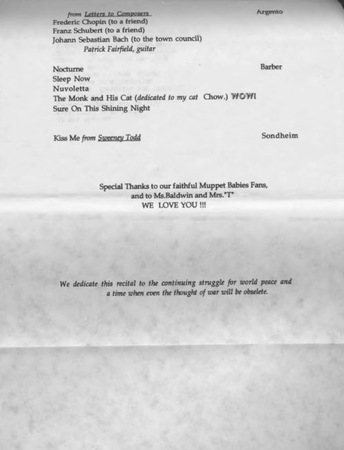 1991 February 4 Melissa Fogarty with Marc Molomot page 2 1991 February 4 Melissa Fogarty with Marc Molomot page 2
