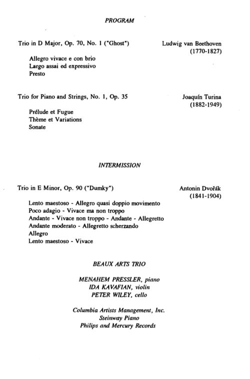 1994 October 4 Beaux Arts Trio_Page_2 Beaux Arts Trio Page 2