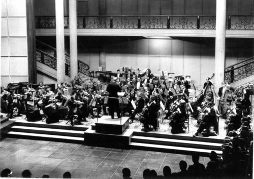2 ESPA 8x10 6-39 he Eastman Philharmonia in concert in the Aula Magna of the University of Fribourg, Switzerland on December 5th, 1961