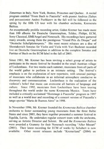 2007 April 22 Kremerata Baltica page 5 2007 April 22 Kremerata Baltica page 5