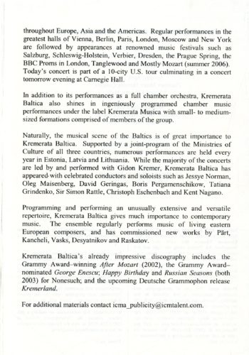 2007 April 22 Kremerata Baltica page 7 2007 April 22 Kremerata Baltica page 7