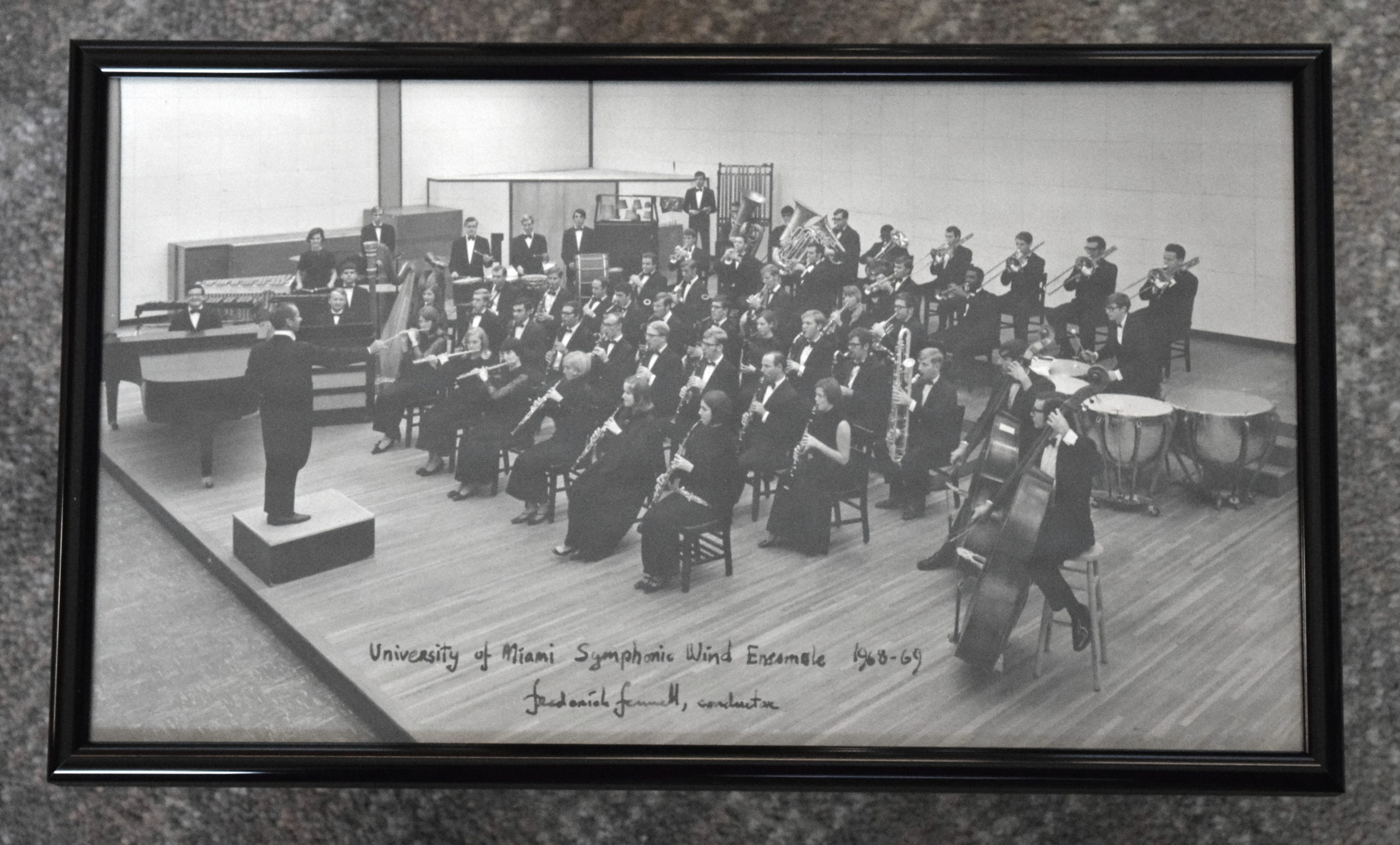 Fennell conducting U of Miami Wind Ensemble (1968) Fennell conducting University of Miami Wind Ensemble