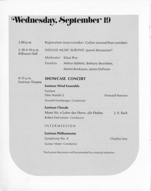 8 1972 September Inauguration program page 6 1972 September Inauguration program page 6