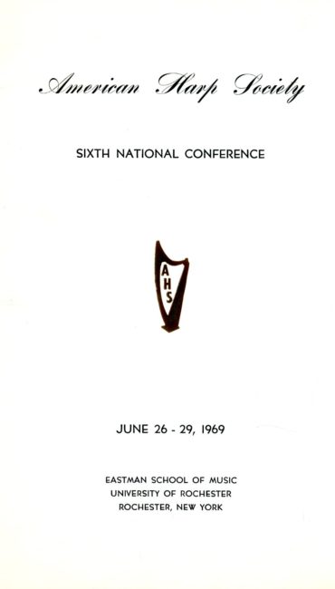 AHS 6th national conference 1 American Harp Society’s 6th annual conference program book