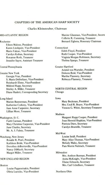 AHS 6th national conference 10 American Harp Society’s 6th annual conference program book