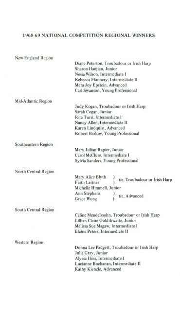 AHS 6th national conference 6 American Harp Society’s 6th annual conference program book