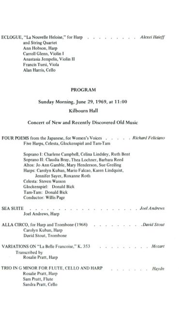 AHS 6th national conference 9 American Harp Society’s 6th annual conference program book
