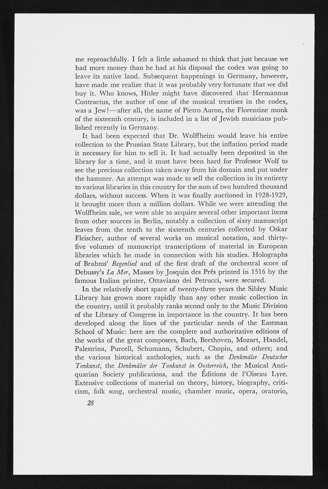 Article on The Sibley Music Library, page 3 Article on The Sibley Music Library, page 3