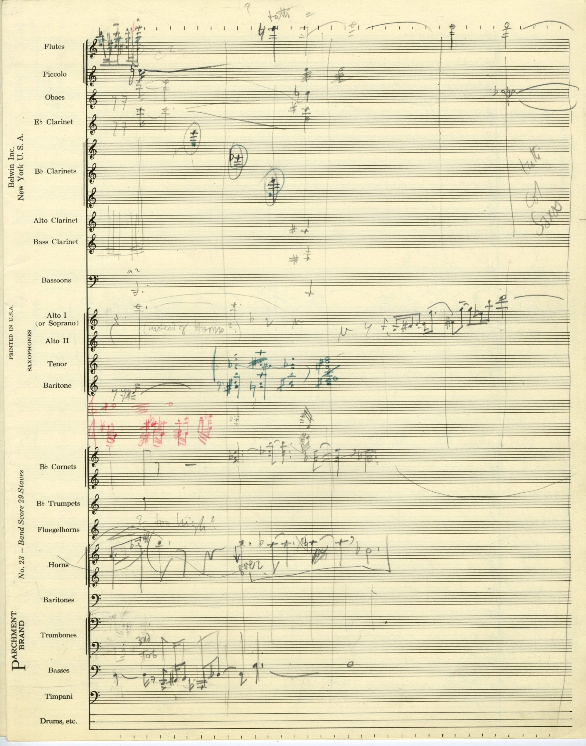 Draft score of movement 2.