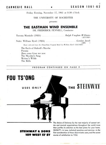 Carnegie Hall program 7 037 Carnegie Hall program 7 037