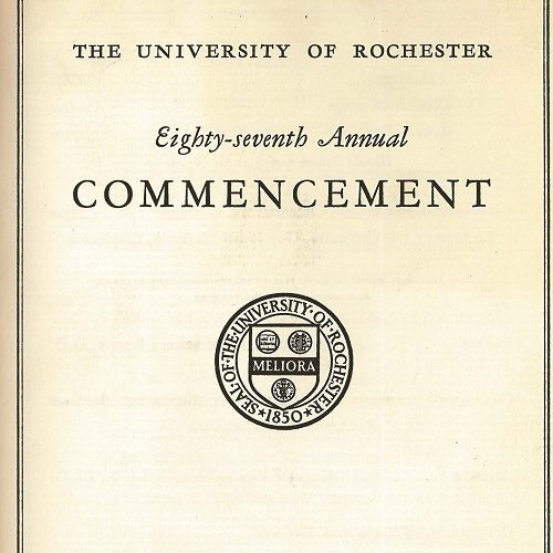 Commencement 1937 Commencement 1937