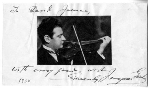 Autographed photograph given by Mr. Gordon to David James, a young musician and sergeant in the U.S. military. David James Collection. Autographed photograph given by Mr. Gordon to David James, a young musician and sergeant in the U.S. military. David James Collection.