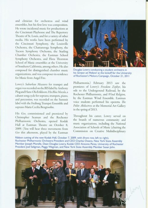 Douglas Lowry Memorial Celebration page 5 Douglas Lowry Memorial Celebration page 5