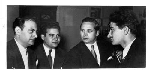 ESPA 8x10 31-27 Undated photograph of the members of the Gordon String Quartet. Eastman School Photo Archive.