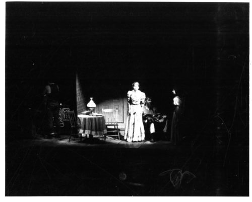 Various moments in Martin Mailman’s chamber opera The Hunted, Eastman School of Music, 1959.
