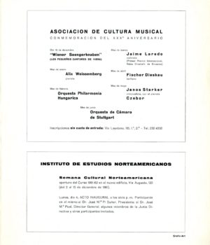 HH 2005 box 53-10 Barcelona program 11 Barcelona program 11
