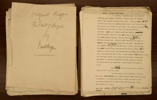 Horgan, Paul_HORGAN 1 (working draft of Fault of Angels)