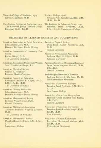 Inauguration program