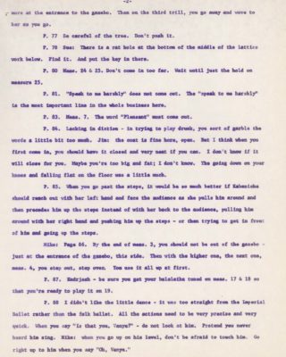 Letter from Leonard Treash to Katja Kabanova Cast_Page_2 Notes from Director Leonard Treash to cast members of Eastman Opera Theater’s production of Opera’s production Kátja Kabanová.