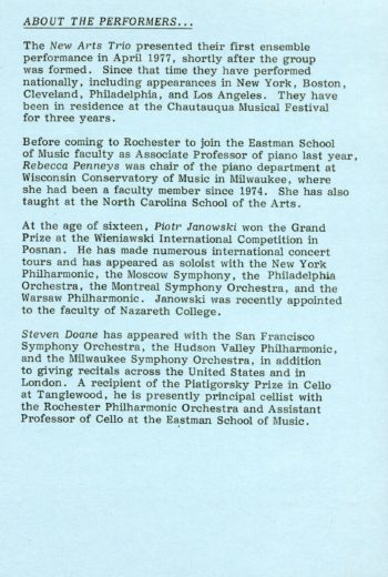 New Arts Trio page 3 New Arts Trio page 3